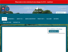 Tablet Screenshot of fairfieldsfarm.com